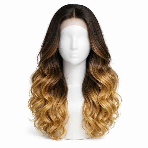 Body Wave Lace Front Wig – Ombre Brown