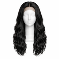 Long Wavy Lace Front Wig – Natural Black